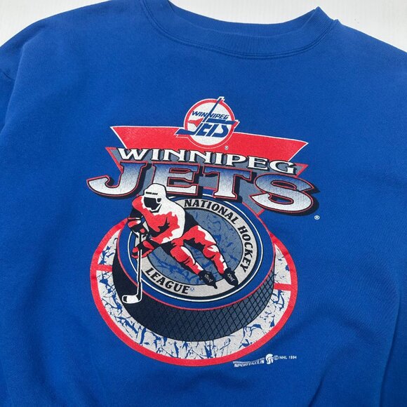 1994 Winnipeg Jets NHL Crewneck XS - Picture 2 of 4